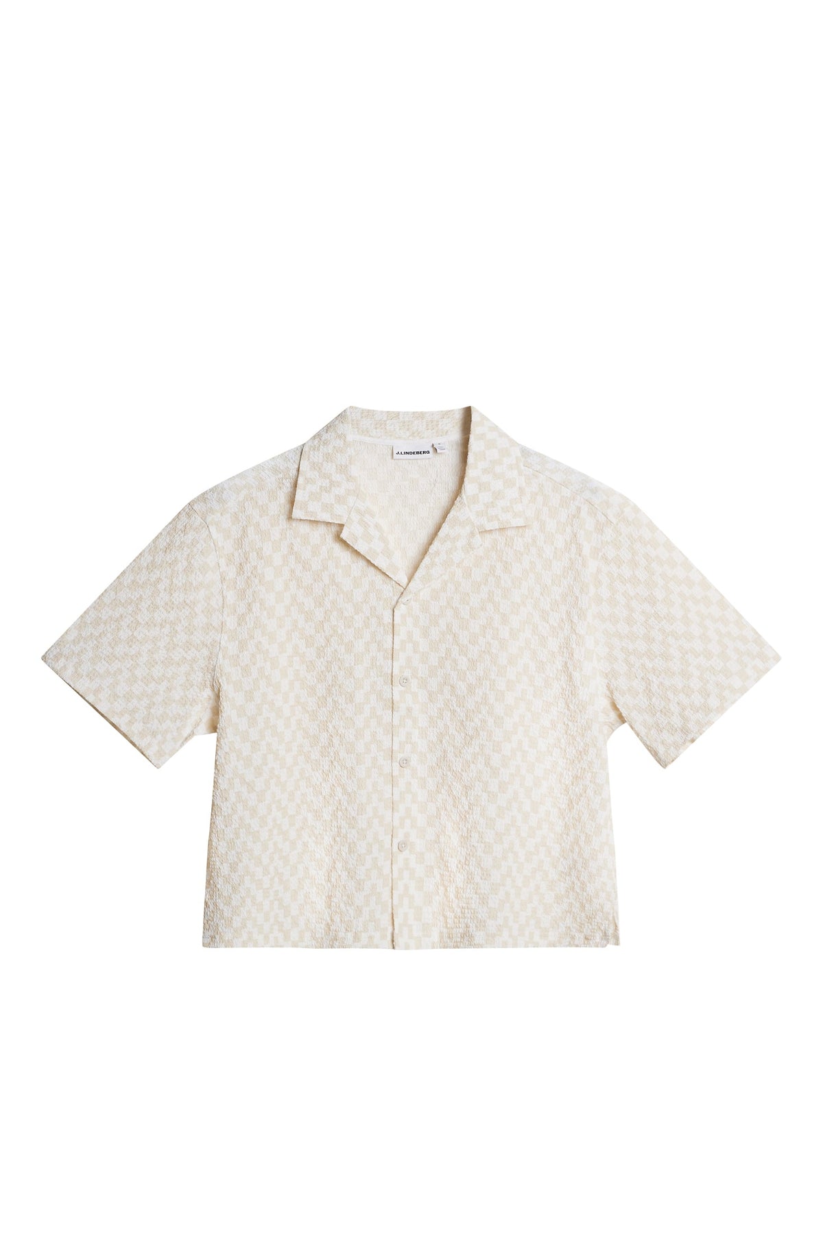 Liv Crinkle Nylon Shirt / Bridge Stack Moonbeam M