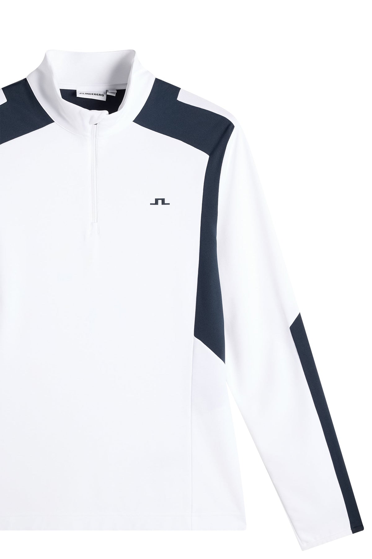 Lukas Quarter Zip Mid Layer / White