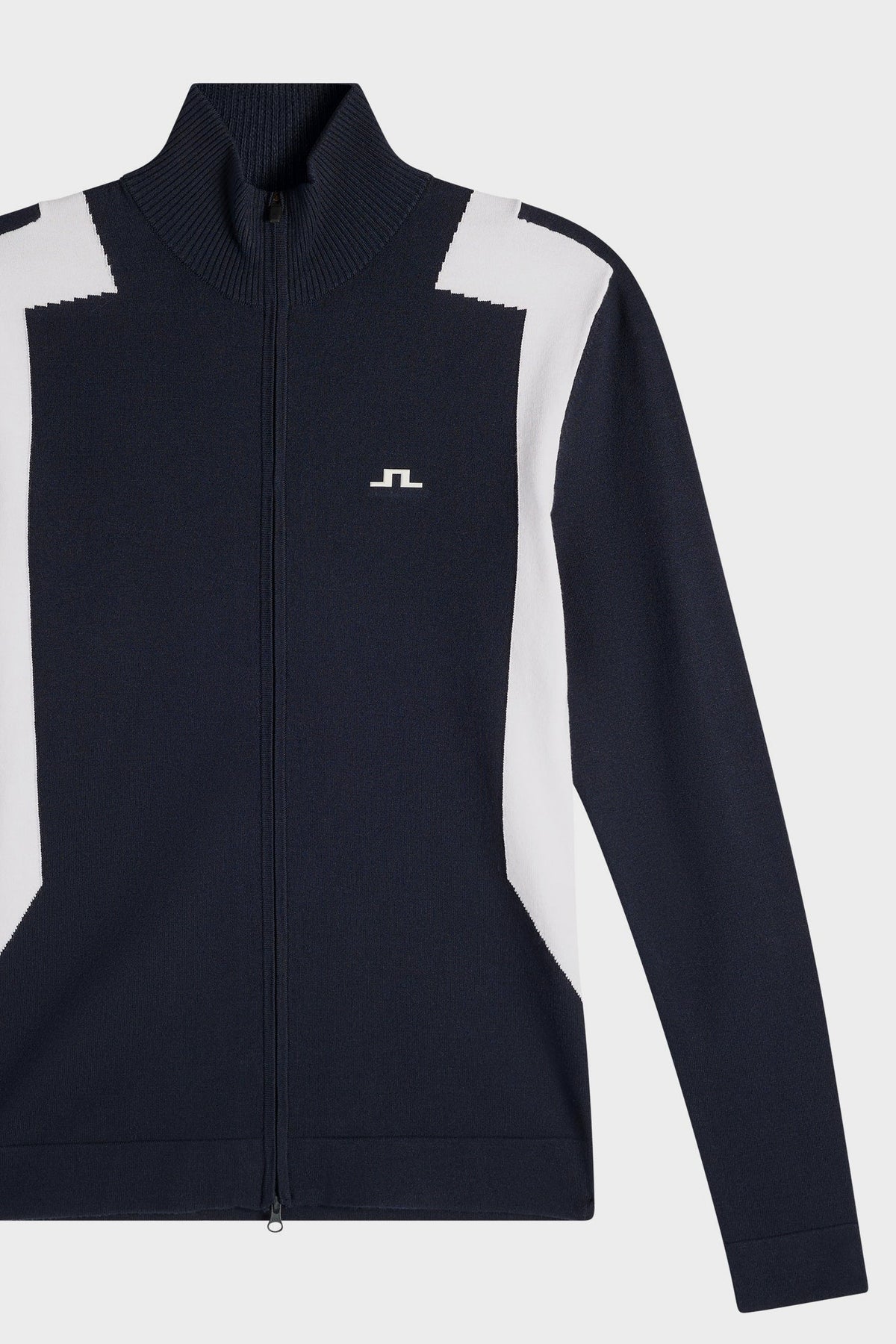 Bianca Knitted Zip Sweater / Navy