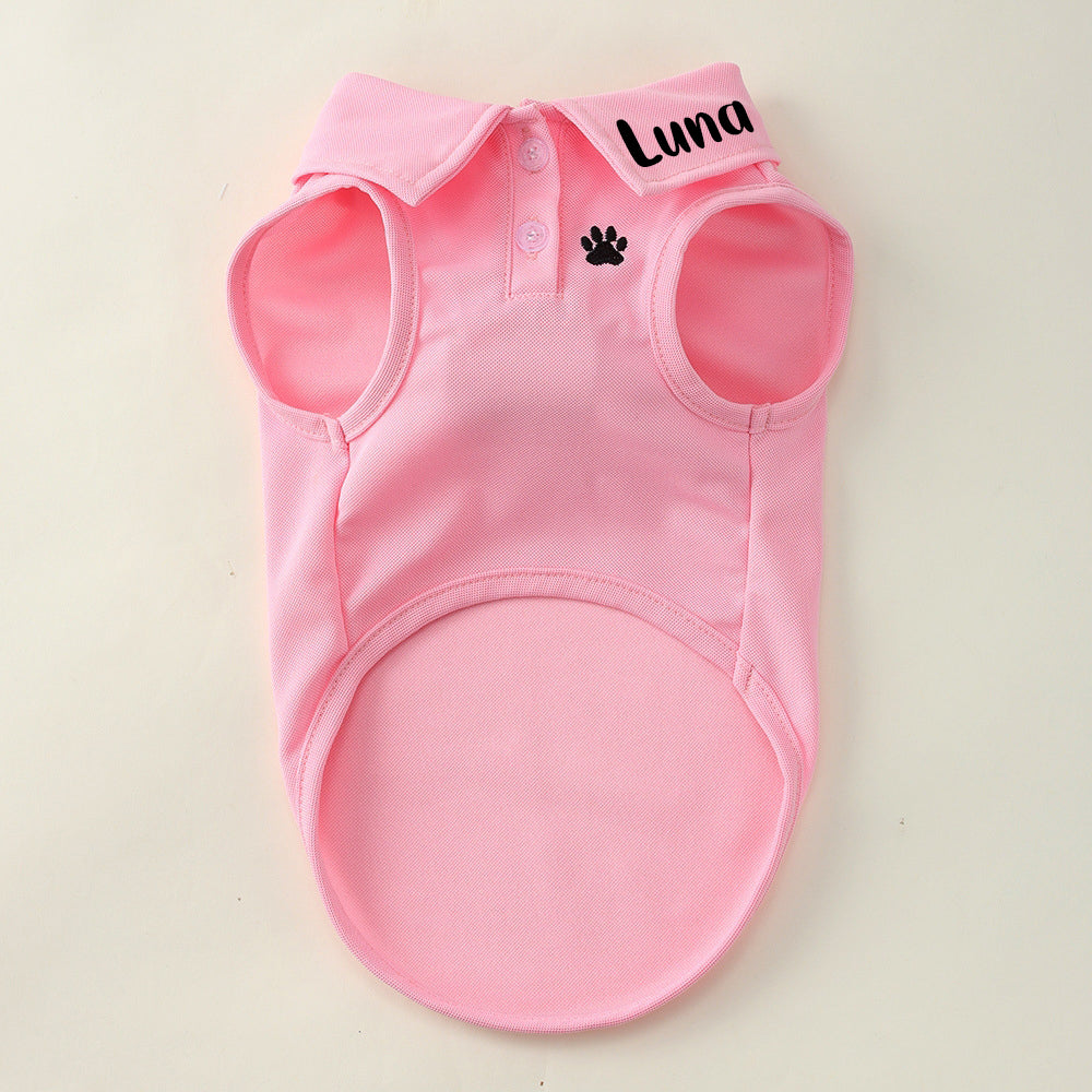 Polo personnalisé pour animaux de compagnie | inCloth16