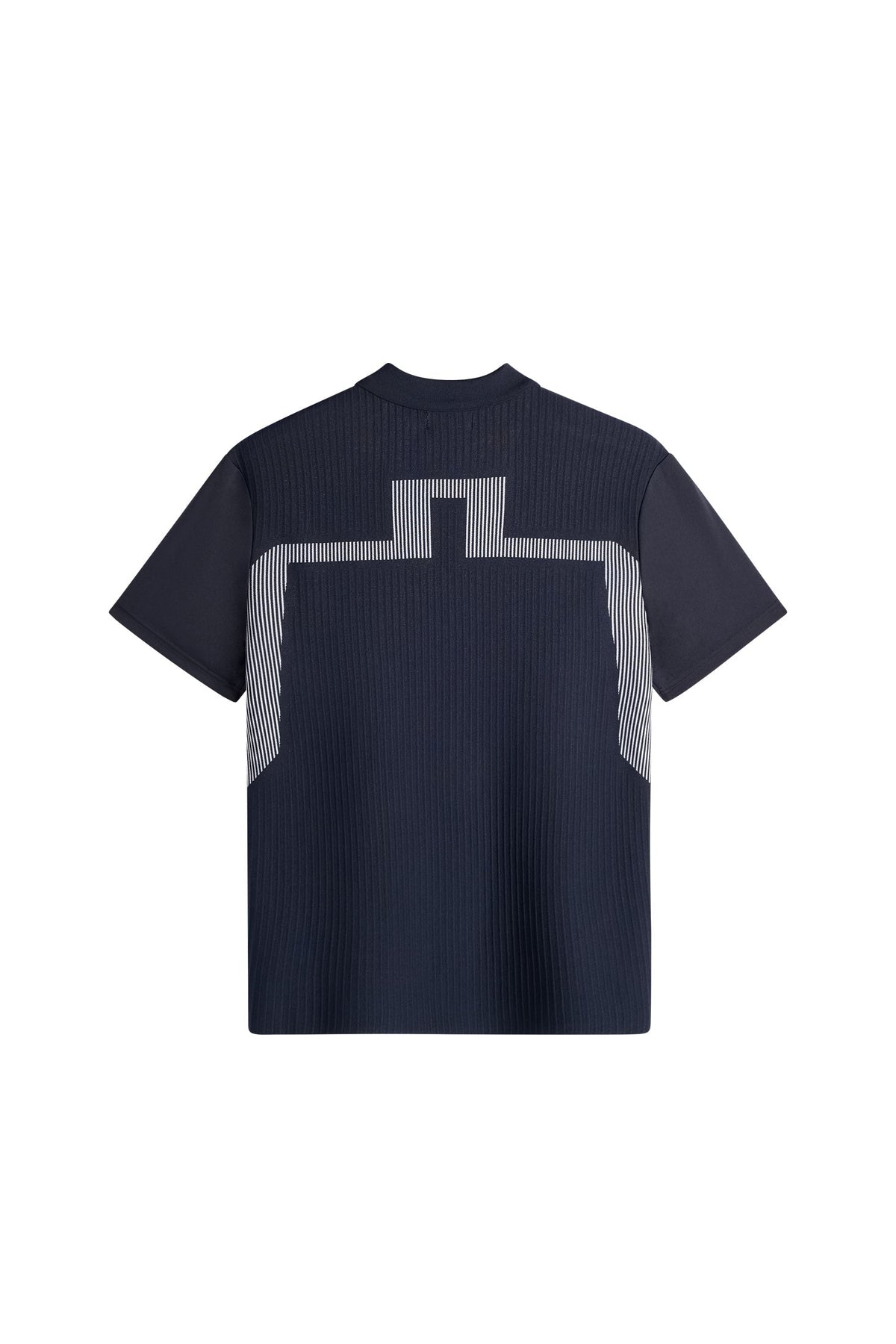 Neri Hybrid Knit Polo Shirt / Navy