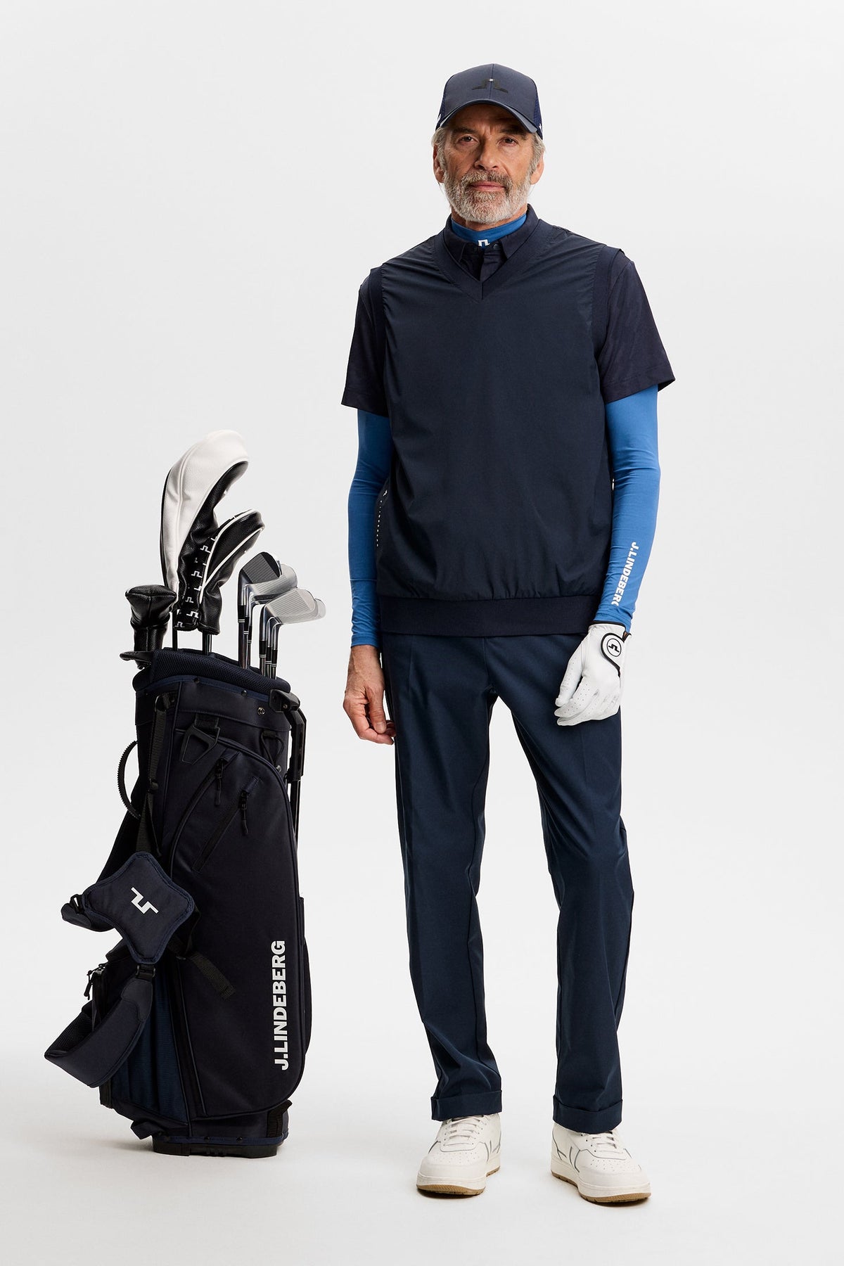 Hybrid Vest Windbreaker / Navy