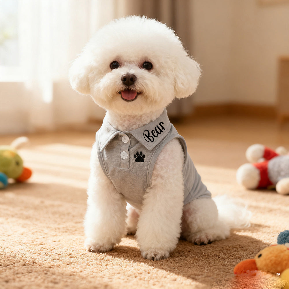Polo personnalisé pour animaux de compagnie | inCloth16