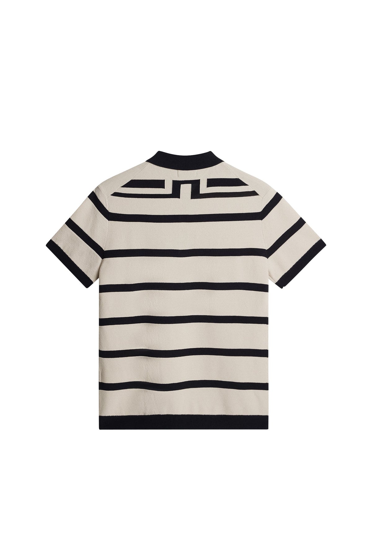Reve Short Sleeve Stripe Polo / Moonbeam