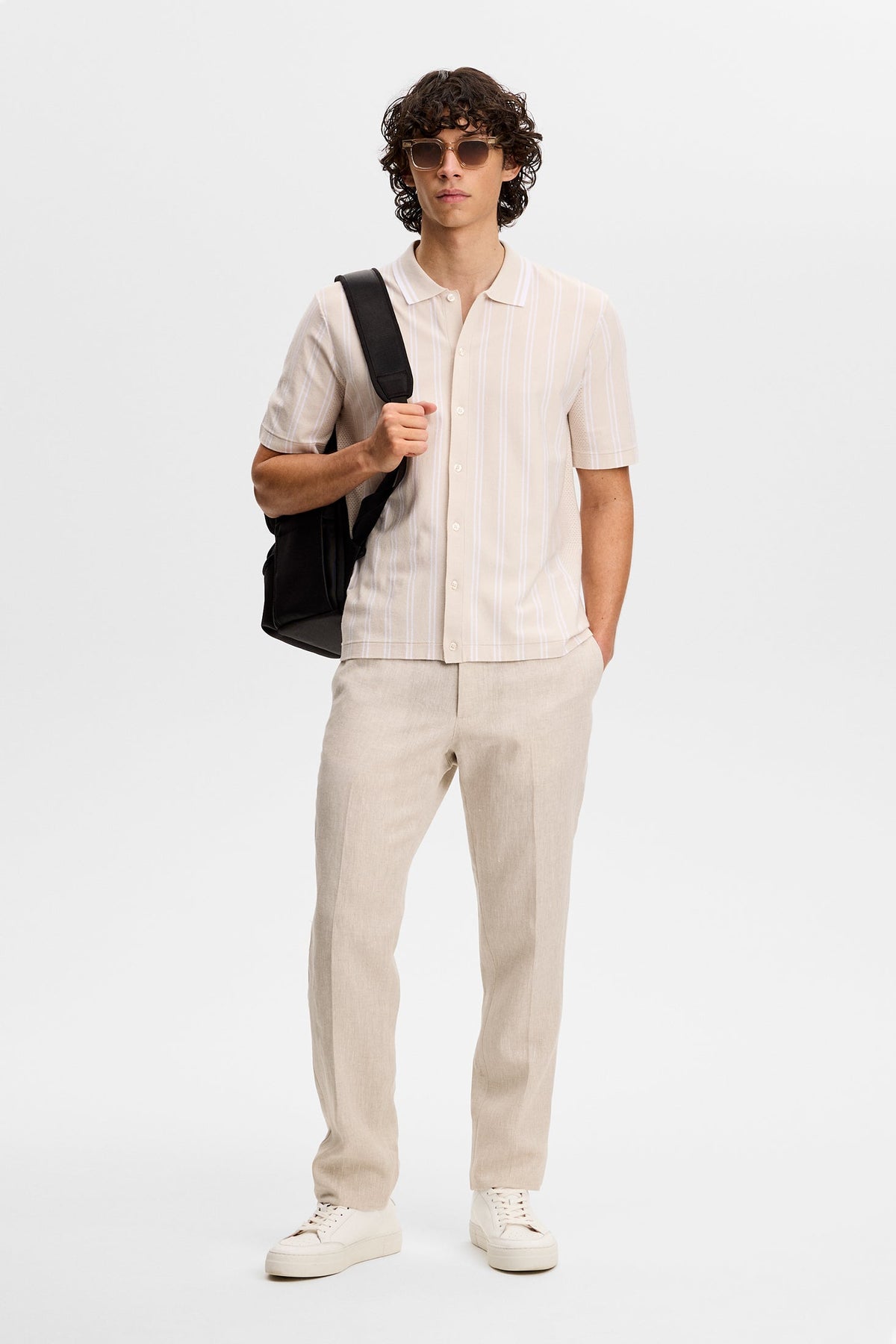 Rue Knit SS Shirt / Moonbeam