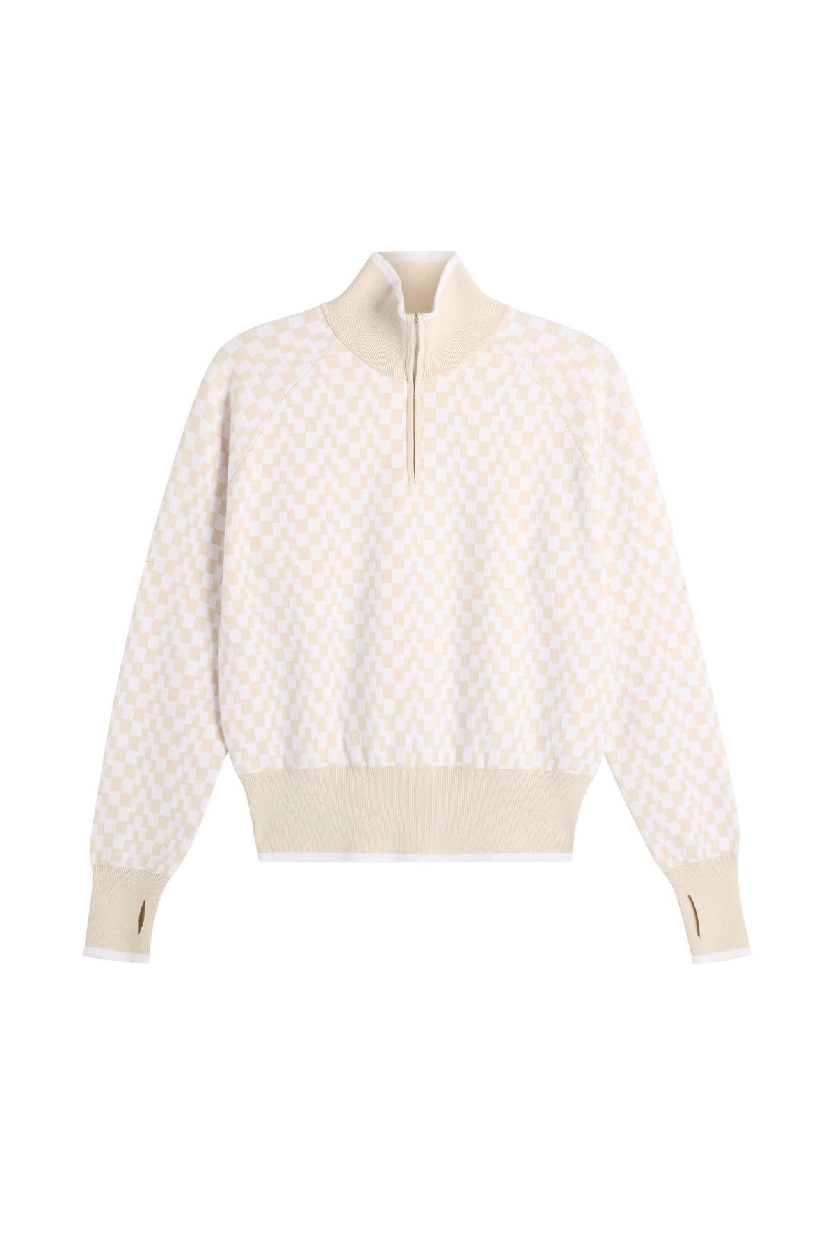 Kerla Knitted Zip Sweater / Bridge Stack Moonbeam M